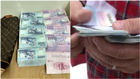 PTT土豪哥，金庸，炫富，鈔票，有錢人，一千萬（圖／翻攝自PTT）