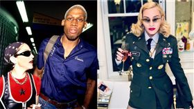 瑪丹娜、羅德曼(圖/翻攝自IG)