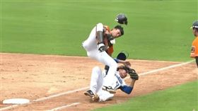 ▲潘彥廷與楊晉豪。（圖／翻攝自CPBLTV）