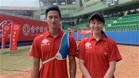 ▲余冠燐、熊梅茜投入企聯戰場。（圖／射箭企聯提供）