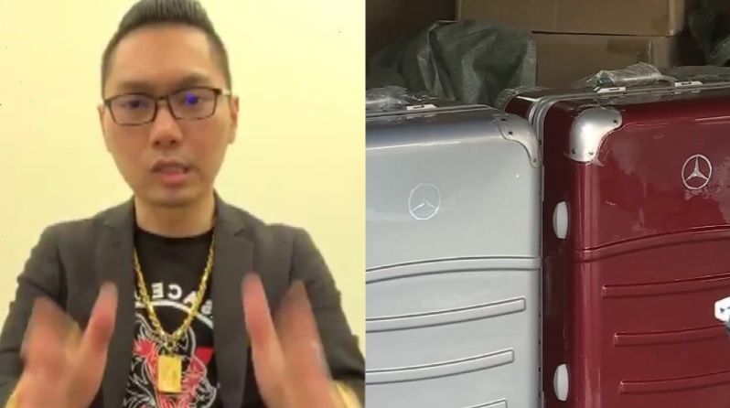 假一賠百萬　他拿行李箱問連千毅秒閃