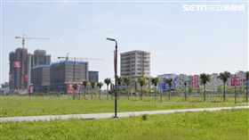 青埔重劃區。（記者陳韋帆／攝影）
