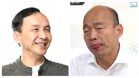 ▲「韓朱配」現在網路的討論度依舊很高。（組合圖／翻攝自朱立倫臉書,資料照）
