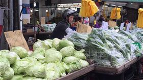 高麗菜生產監控生效  超種價跌危機解除農糧署24日公布，9月中旬再減量至黃色燈號，價跌危機解除，傳統市場高麗菜改良品種每台斤新台幣29元，每顆約75元。中央社記者楊淑閔攝  108年9月24日