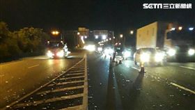 國道散落物(高公局提供)