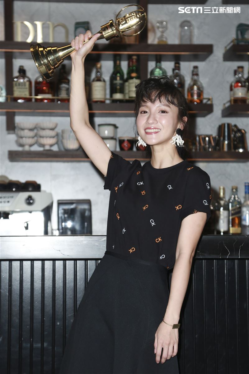 《日據時代的十種生存法則》演員張寗入圍金鐘獎女配角獎。（圖／記者林士傑攝影）