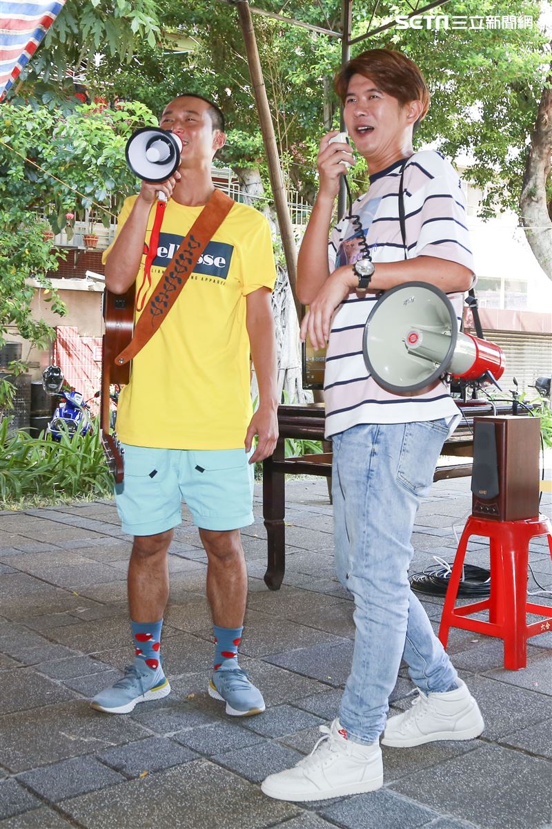 浩角翔起、顏永烈再度合體主持新旅遊節目《鬧著玩視界旅遊 Nowyouon》。（圖／記者林士傑攝影）
