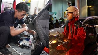 黑手兼職美食外送　日工作18時養家