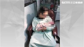 產婦子宮破裂命危！男嬰「臉黑掉亡」　家屬包圍診所撒冥紙