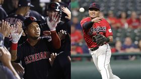 ▲拉米瑞茲（Jose Ramirez）復出單場雙響砲7打點，張育成先發恐不保。（圖／美聯社／達志影像）