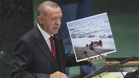 土耳其總統,艾爾段,聯合國大會演說,敘利亞,難民潮（土耳其總統府提供）