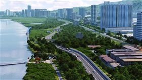 淡北道路開發案　環評決議補件後再審行政院環境保護署13日召開「淡水河北側沿河平面道路工程環境影響評估報告書初稿」環境影響評估委員會，環評大會決議補件後再審。（新北市政府提供）中央社記者楊淑閔傳真　108年3月13日