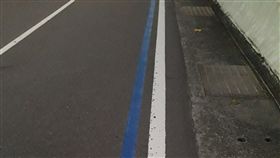 藍色標線,自行車道標線,交通部,爆料公社,用途