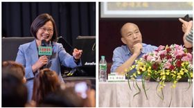 ▲蔡英文、韓國瑜（組合圖，翻攝臉書）