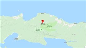 印尼,USGS,地震,塞蘭島,海嘯(google MAP)