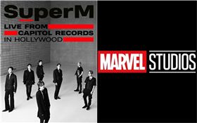 漫威、SuperM（圖／翻攝自臉書）