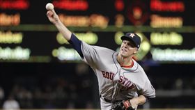 ▲葛蘭基（Zack Greinke）對水手投了8.1局無安打比賽。（圖／美聯社／達志影像）