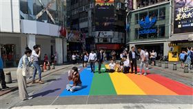 台北市,西門町,彩虹,性別,友善城市,同志大遊行(圖/中央社)