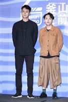 韓國釜山影展行前記者會《陽光普照》演員巫建和、劉冠廷。（圖／記者林士傑攝影）