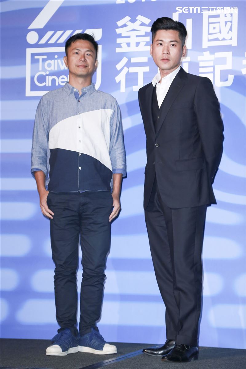 韓國釜山影展行前記者會《江湖無難事》導演高炳權、演員黃迪揚。（圖／記者林士傑攝影）