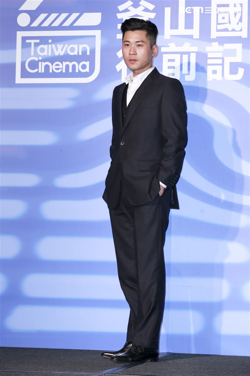 韓國釜山影展行前記者會《江湖無難事》演員黃迪揚。（圖／記者林士傑攝影）