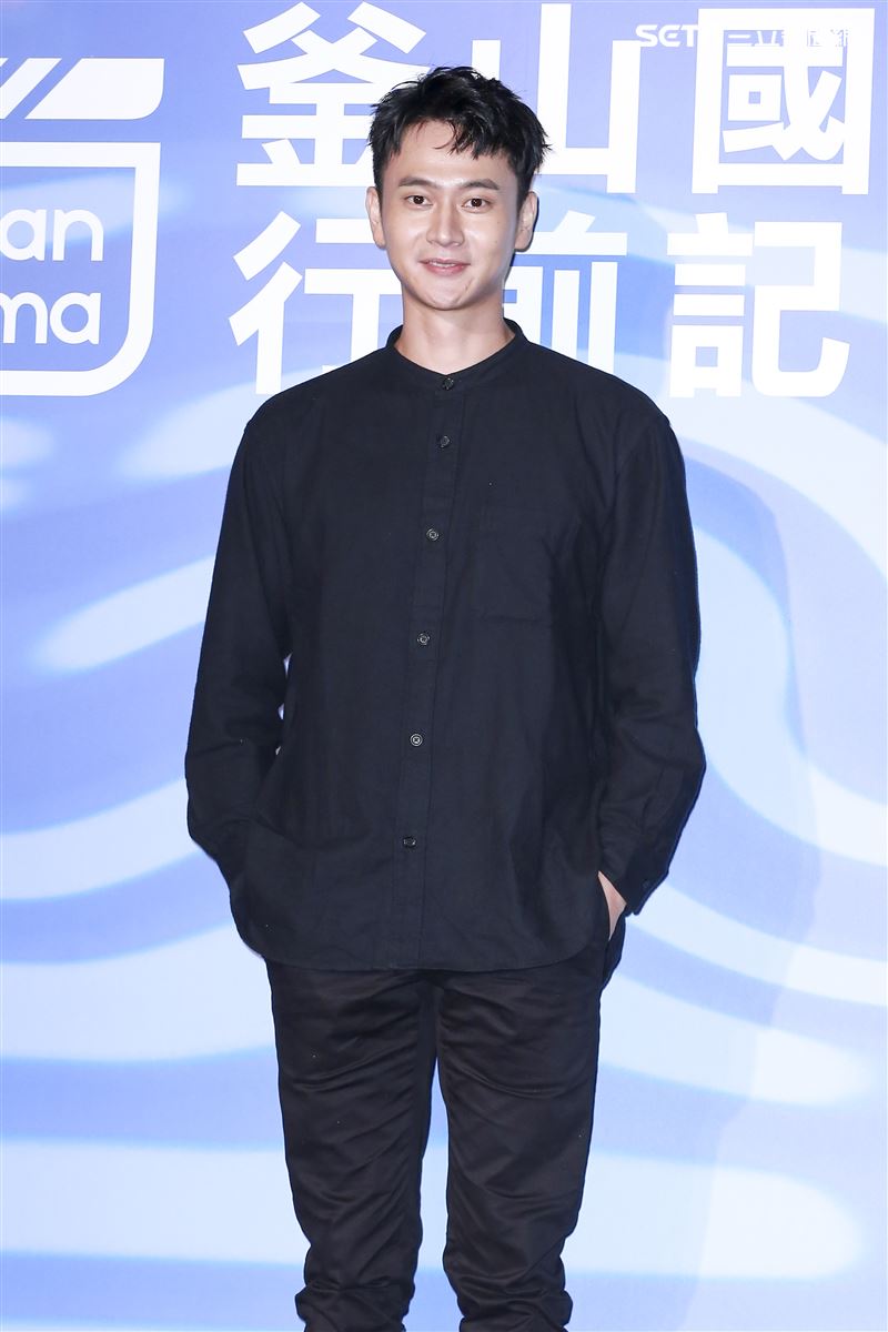 韓國釜山影展行前記者會《陽光普照》演員劉冠廷。（圖／記者林士傑攝影）