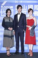 韓國釜山影展行前記者會《菠蘿蜜》共同導演暨表演指導陳雪甄、演員吳念軒、許乃涵。（圖／記者林士傑攝影）