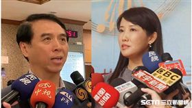 陳學聖、蔡沁瑜（組合圖／陳學聖辦公室提供、記者林恩如攝影）