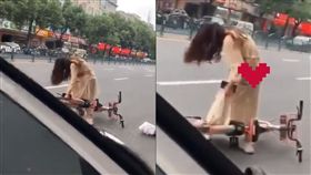 長裙,腳踏車,卡住,走光,內褲,幫忙,兩難,人性大考驗
