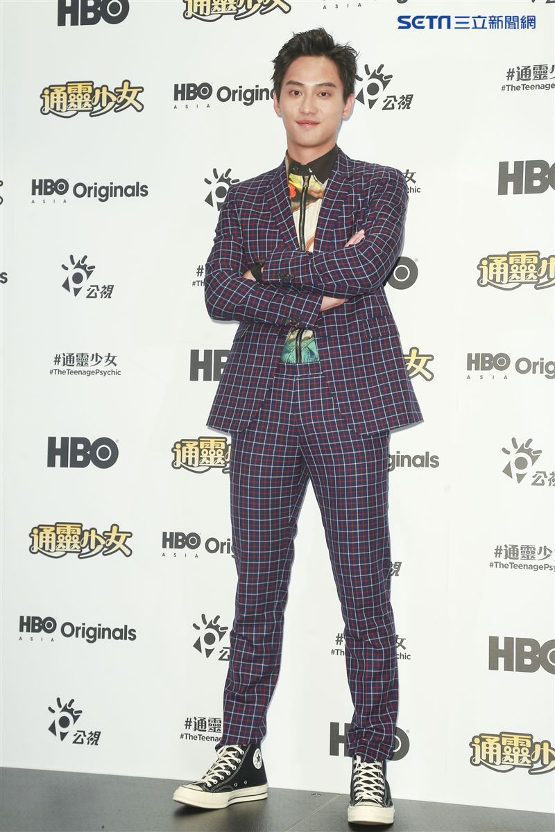 《通靈少女》第二季記者會出席演員范少勳。（圖／記者林士傑攝影）