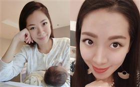 女星劉伊心2016年宣布和戈偉如前夫、老虎牙子CEO林志隆結婚，今年8月份產下愛女「牙子」／臉書