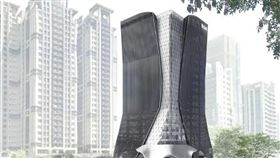 名家專用/MyGonews/儒鴻企業新莊副都心企業總部，規劃地下4層樓、地上19層建築。圖/儒鴻企業提供（勿用）