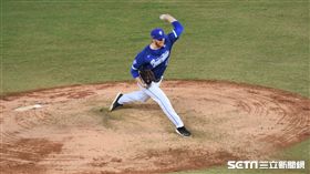 富邦悍將包林傑。（圖／記者王怡翔攝影）