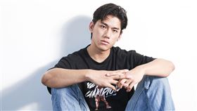 《下半場》男主角朱軒洋接受三立新聞網專訪。（圖／記者林士傑攝影）