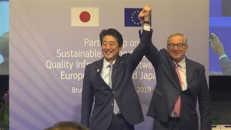 歐日簽設施合作協議　聯手抗一帶一路