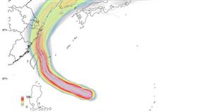 米塔路徑再西修　專家：撲台機率大增（圖／翻攝自台灣颱風論壇｜天氣特急臉書）