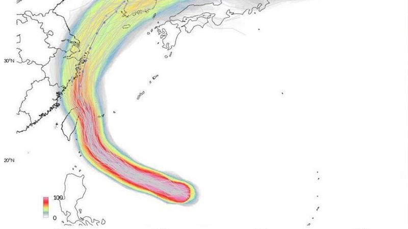 米塔路徑再西修　專家：撲台機率大增