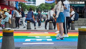 西門彩虹地景(陳弋攝影)