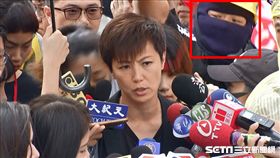 何韻詩，台港大遊行遭潑漆