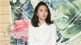 謝忻在偷忻案後首次面對媒體。（圖／記者林士傑攝影）