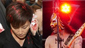 何韻詩遭潑漆！董事長樂團痛批：對台灣是恥辱。（組合圖／記者邱榮吉攝影、翻攝自林大鈞臉書）