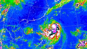 米塔颱風（翻攝自中央氣象局）
