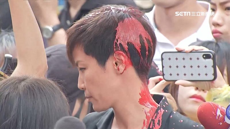 何韻詩來台遭潑漆　7嫌移送北檢複訊