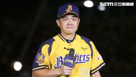 彭政閔引退賽賽後分享感言。（圖／記者林士傑攝影）