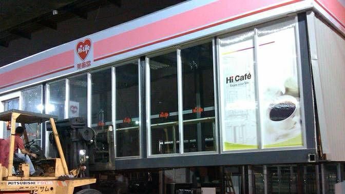 米塔進逼　超商急撤堤防貨櫃屋門市