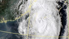 米塔颱風逼近北台灣。（圖／中央氣象局）