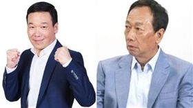 鍾小平、郭台銘（組合圖／資料照）
