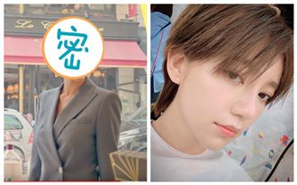 西裝軍帽帥翻！郭雪芙激短男孩頭曝光