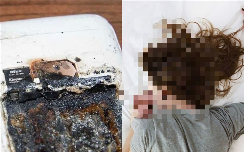 手機放枕頭邊充電爆炸　少女爆頭慘死