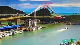 圖／三立新聞網，宜蘭南方澳大橋斷裂